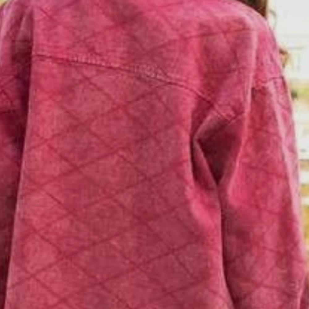Pink and Red Shacket - Picture 5 of 5